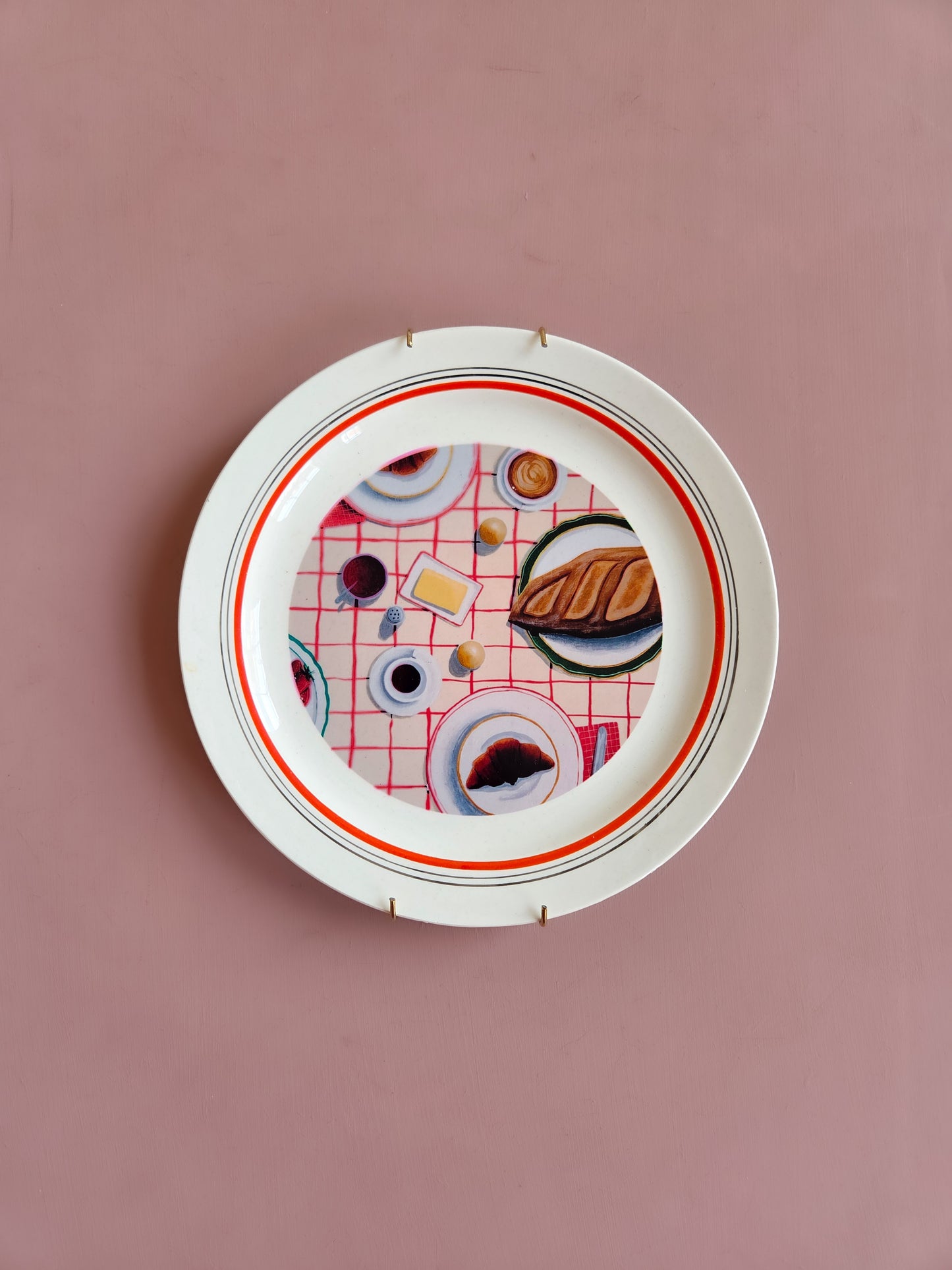 Wandbord ontbijttafel
