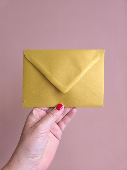 Envelop goud